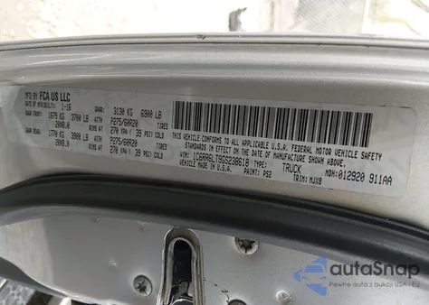 2016 Ram 1500 Lone Star from USA, damaged, VIN 1C6RR6LT9GS238618